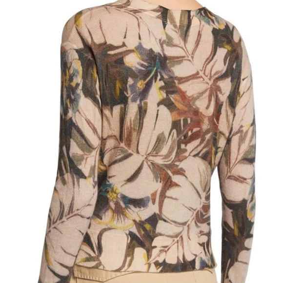 LE SUPERBE PARADISE FLORAL CROPPED CARDIGAN - Picture 3 of 10